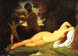 Jean Auguste Dominique Ingres Jupiter and Antiope oil painting image